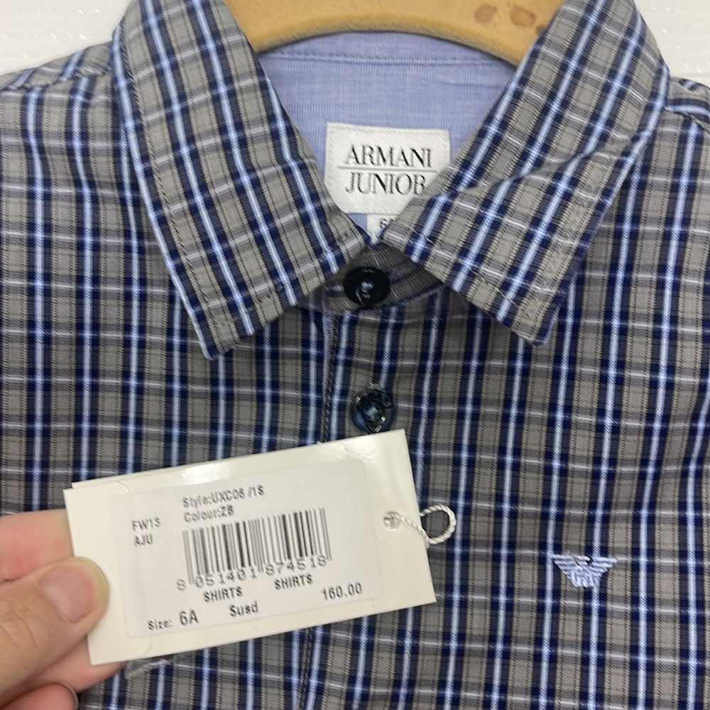 Armani Junior Long sleeve dress shirt